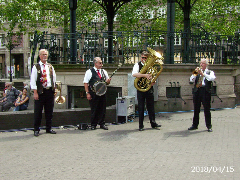 Powerkraut Dixie am Carsch Haus bei der Jazz Rally in Düsseldorf 2009